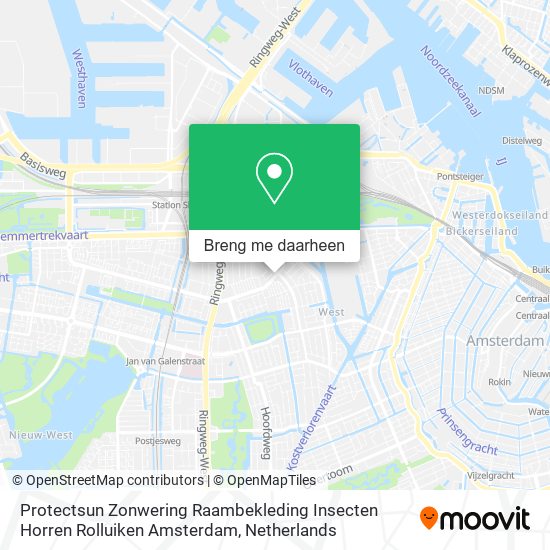 Protectsun Zonwering Raambekleding Insecten Horren Rolluiken Amsterdam kaart