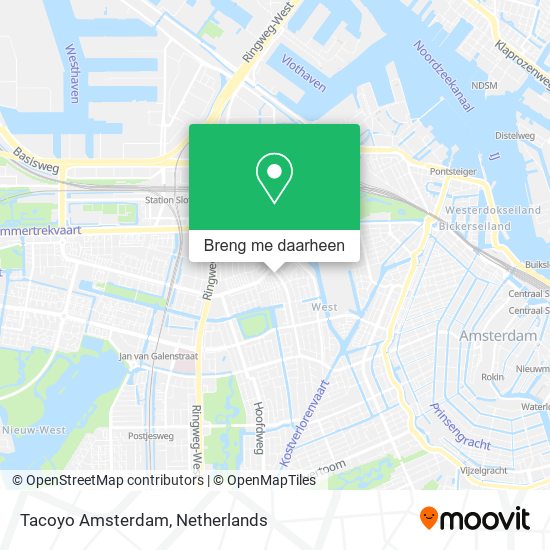 Tacoyo Amsterdam kaart