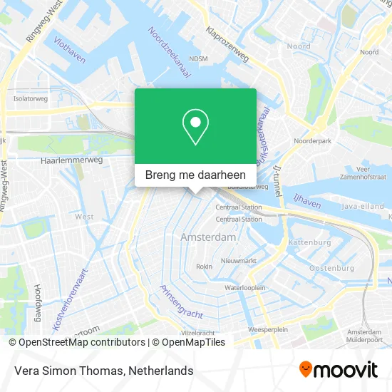 Vera Simon Thomas kaart