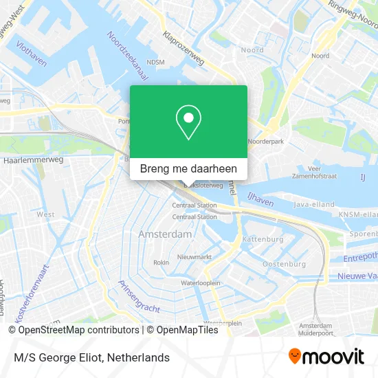 M/S George Eliot kaart