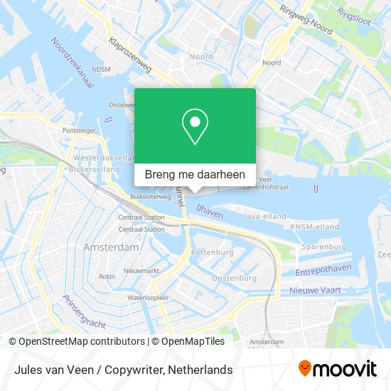 Jules van Veen / Copywriter kaart