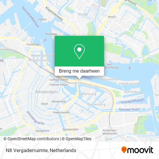 N8 Vergaderruimte kaart