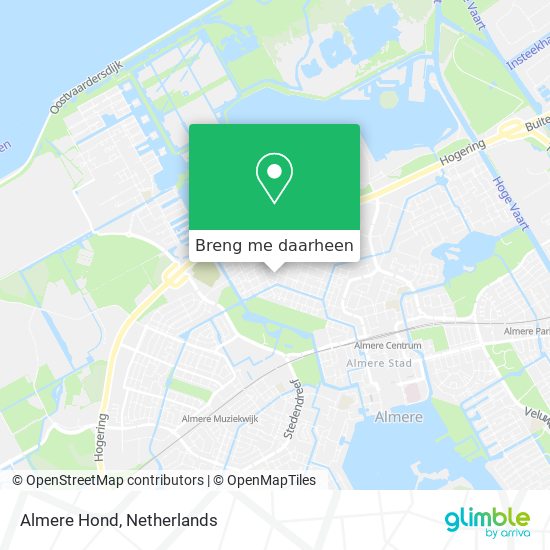 Almere Hond kaart