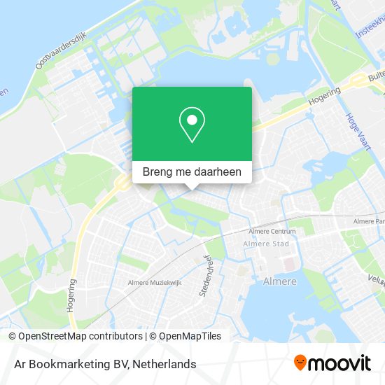 Ar Bookmarketing BV kaart