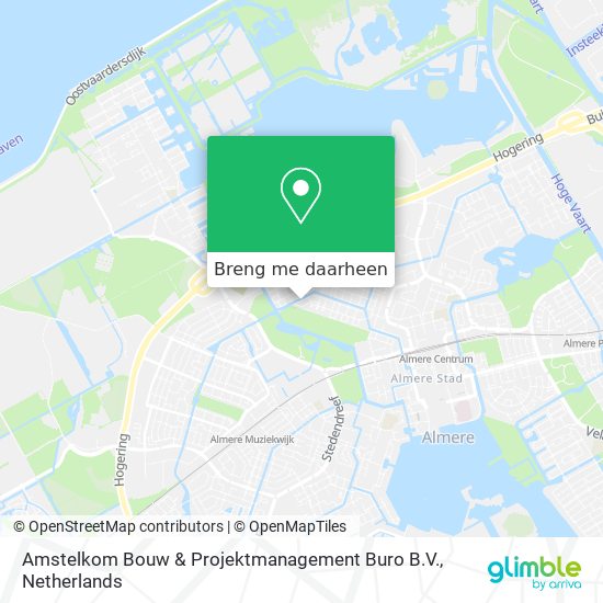 Amstelkom Bouw & Projektmanagement Buro B.V. kaart