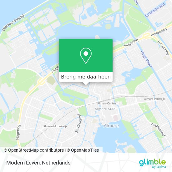 Modern Leven kaart