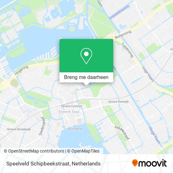 Speelveld Schipbeekstraat kaart