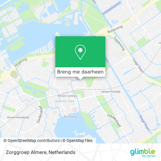 Zorggroep Almere kaart
