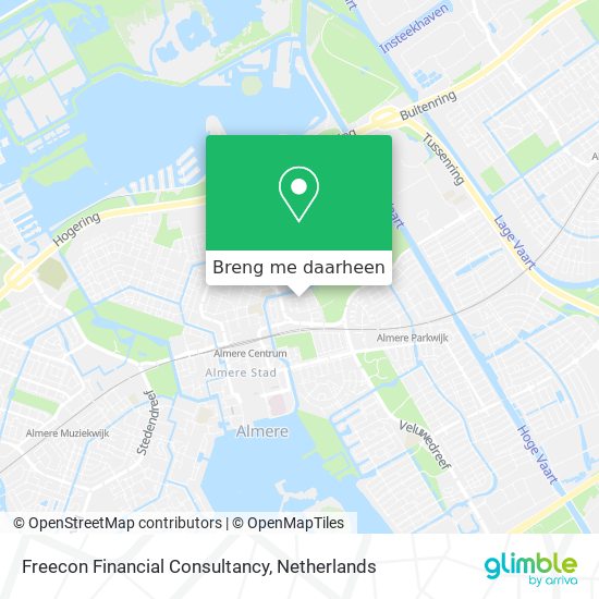 Freecon Financial Consultancy kaart