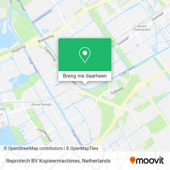 Reprotech BV Kopieermachines kaart