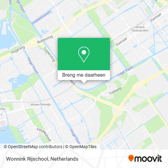 Wonnink Rijschool kaart