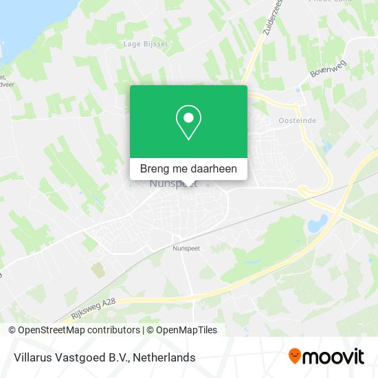 Villarus Vastgoed B.V. kaart