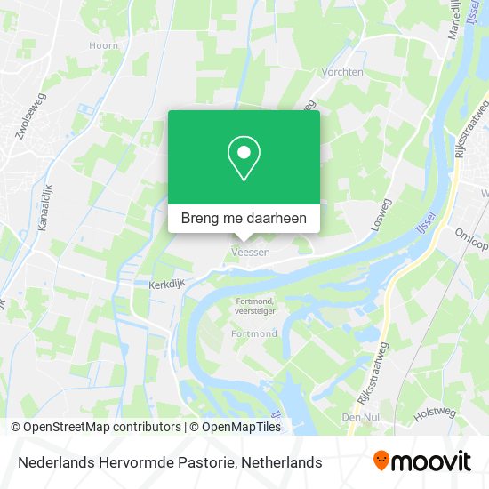 Nederlands Hervormde Pastorie kaart