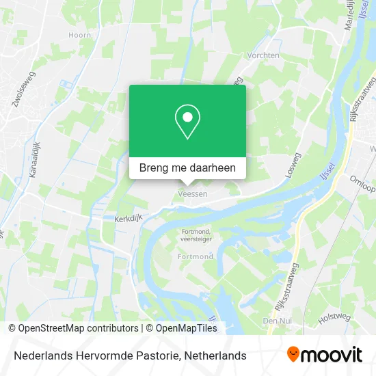 Nederlands Hervormde Pastorie kaart