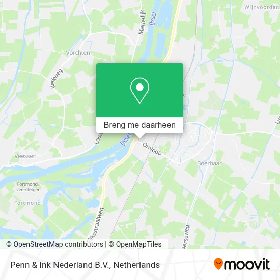 Penn & Ink Nederland B.V. kaart