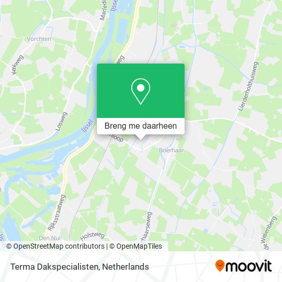 Terma Dakspecialisten kaart