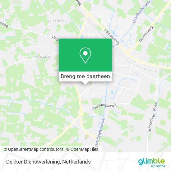 Dekker Dienstverlening kaart