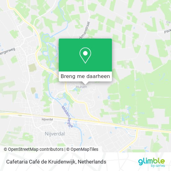 Cafetaria Café de Kruidenwijk kaart