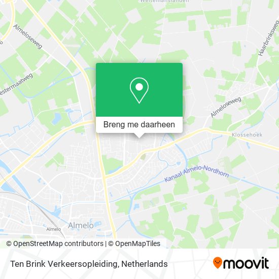 Ten Brink Verkeersopleiding kaart