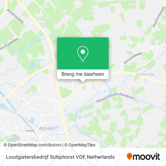 Loodgietersbedrijf Schiphorst VOF kaart