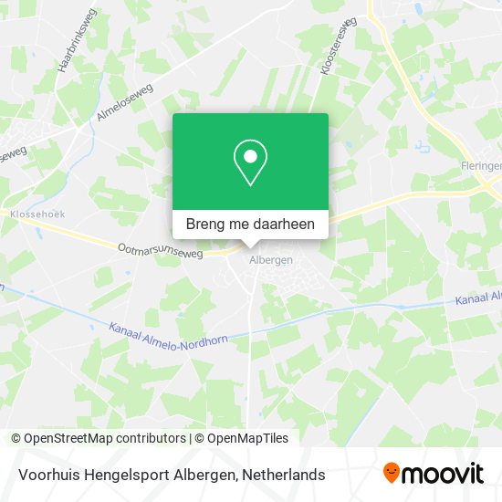 Voorhuis Hengelsport Albergen kaart