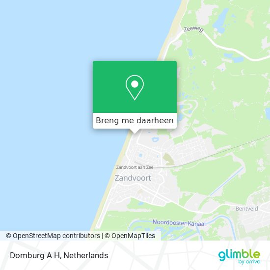 Domburg A H kaart