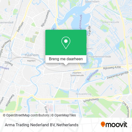 Arma Trading Nederland BV kaart