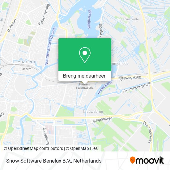 Snow Software Benelux B.V. kaart