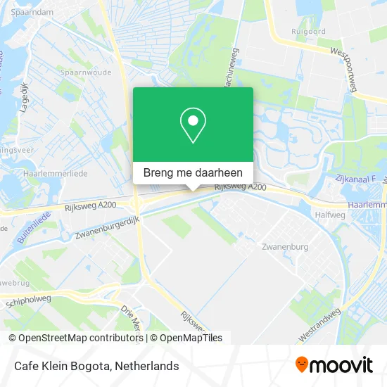 Cafe Klein Bogota kaart