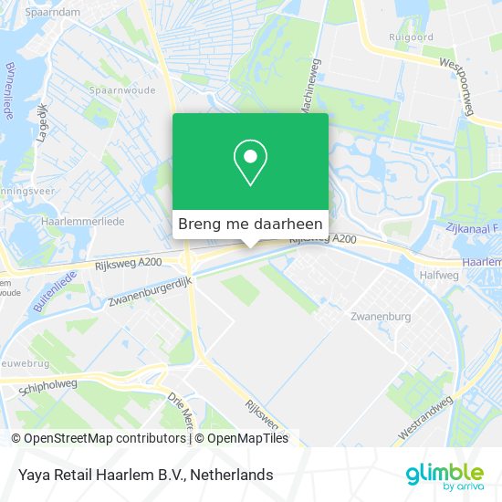 Yaya Retail Haarlem B.V. kaart