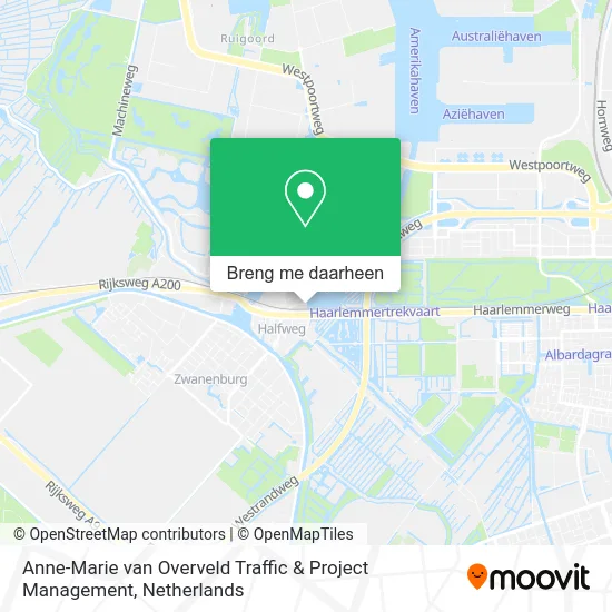 Anne-Marie van Overveld Traffic & Project Management kaart