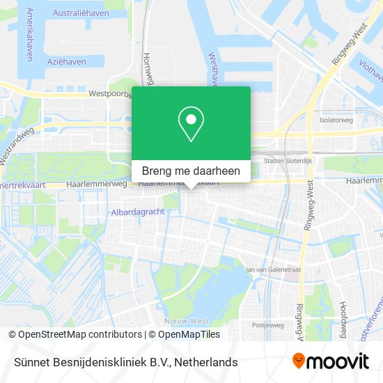Sünnet Besnijdeniskliniek B.V. kaart