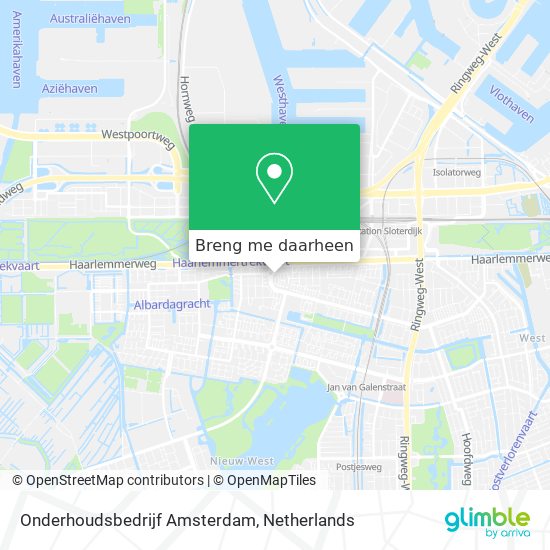 Onderhoudsbedrijf Amsterdam kaart