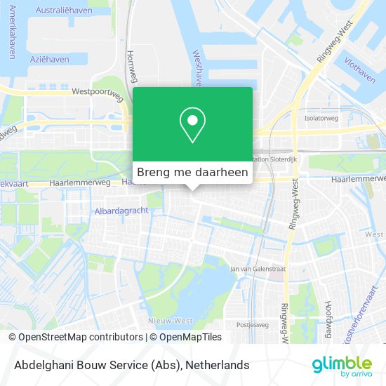 Abdelghani Bouw Service (Abs) kaart