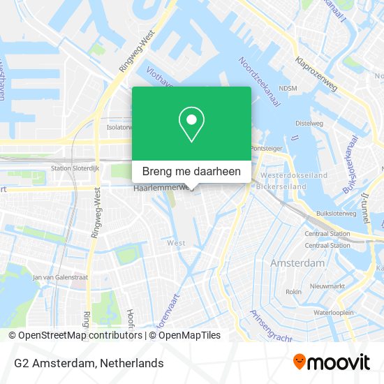 G2 Amsterdam kaart
