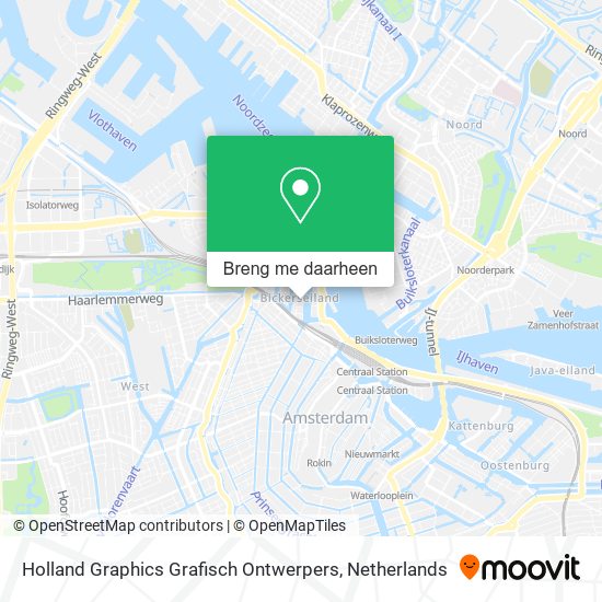 Holland Graphics Grafisch Ontwerpers kaart