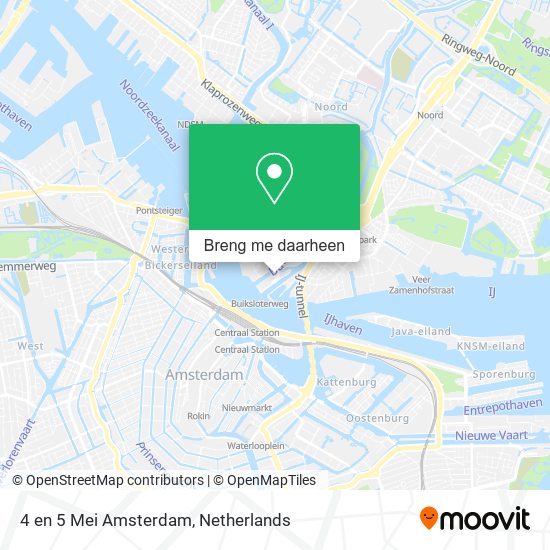 4 en 5 Mei Amsterdam kaart