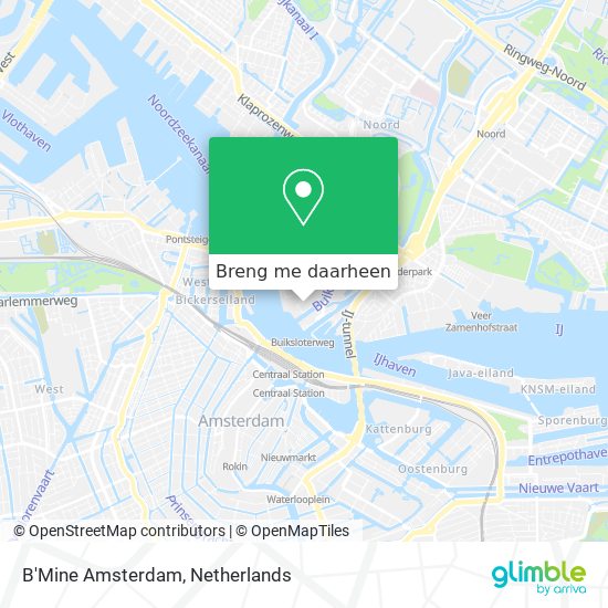 B'Mine Amsterdam kaart