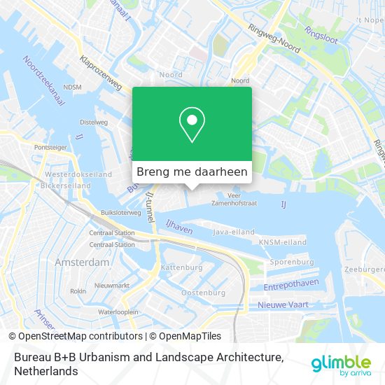 Bureau B+B Urbanism and Landscape Architecture kaart