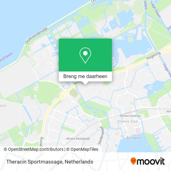 Theracin Sportmassage kaart