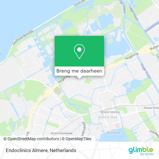 Endoclinics Almere kaart