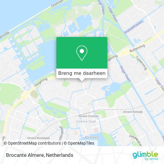 Brocante Almere kaart