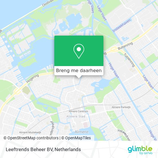 Leeftrends Beheer BV kaart