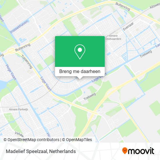 Madelief Speelzaal kaart