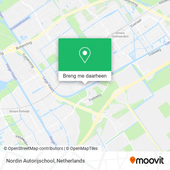 Nordin Autorijschool kaart