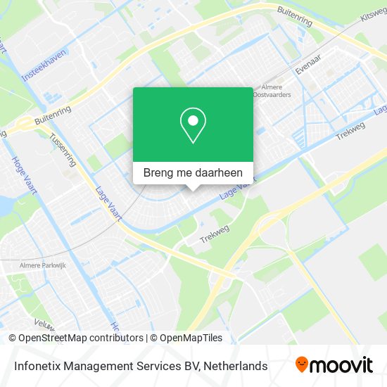 Infonetix Management Services BV kaart