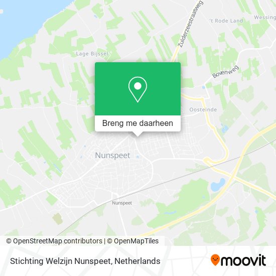 Stichting Welzijn Nunspeet kaart