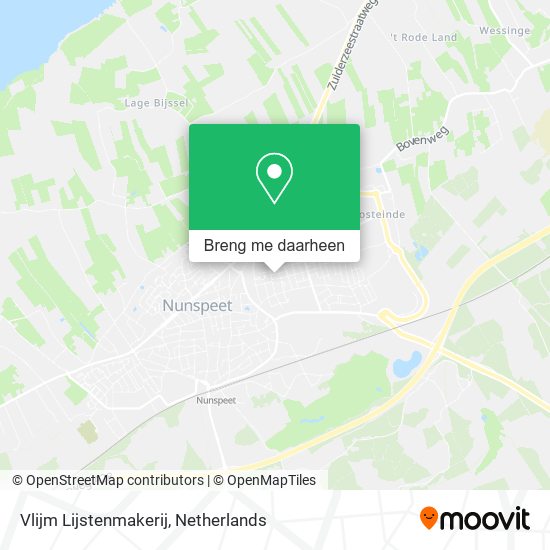 Vlijm Lijstenmakerij kaart