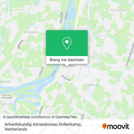 Arbeidskundig Adviesbureau Dollenkamp kaart