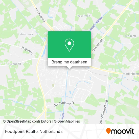 Foodpoint Raalte kaart